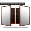 Miroir pour armoire à pharmacie Mccullers-87126675