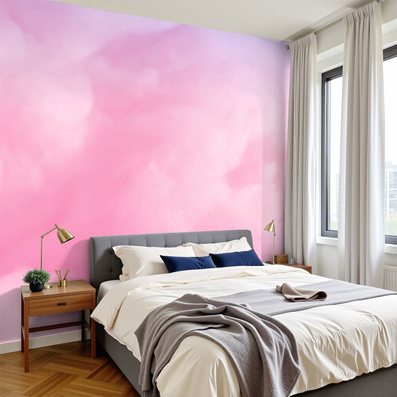Papier peint adhésif de la série Cloud Peel and Stick, L 144 po x l 100 po