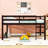 Twin Wood Loft Bed With Ladder-529905422