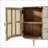 TV Console With Cane Doors