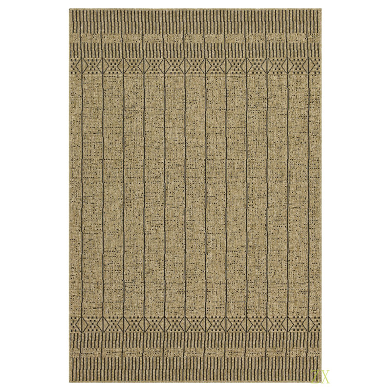 Earth 5 Ft. 3 In. X 7 Ft. 3 In. Indoor/Outdoor Area Rug, Rectangle 5'3" x 7'3", Brown