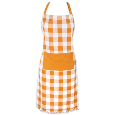 Laszlo Plaid Cotton Bib Apron