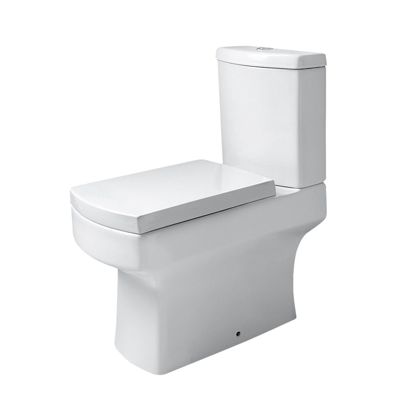 Belfry Bathroom Casen 0L LPF Elongated Close Coupled Toilets (Seat Included)