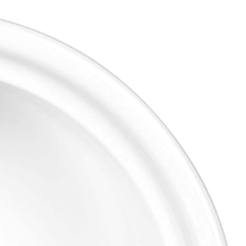 Desserte pour condiment en mélamine à côtes, Blanc, H 1,63 po x l 3,25 po x P 3,25 po