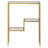 Lovett 22'' Glass Top Console Table-1248255057
