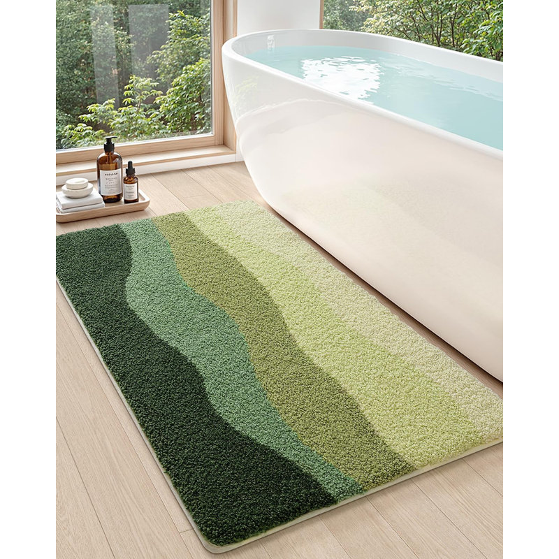 Tapis de bain antidérapant et lavable pour salle de bain