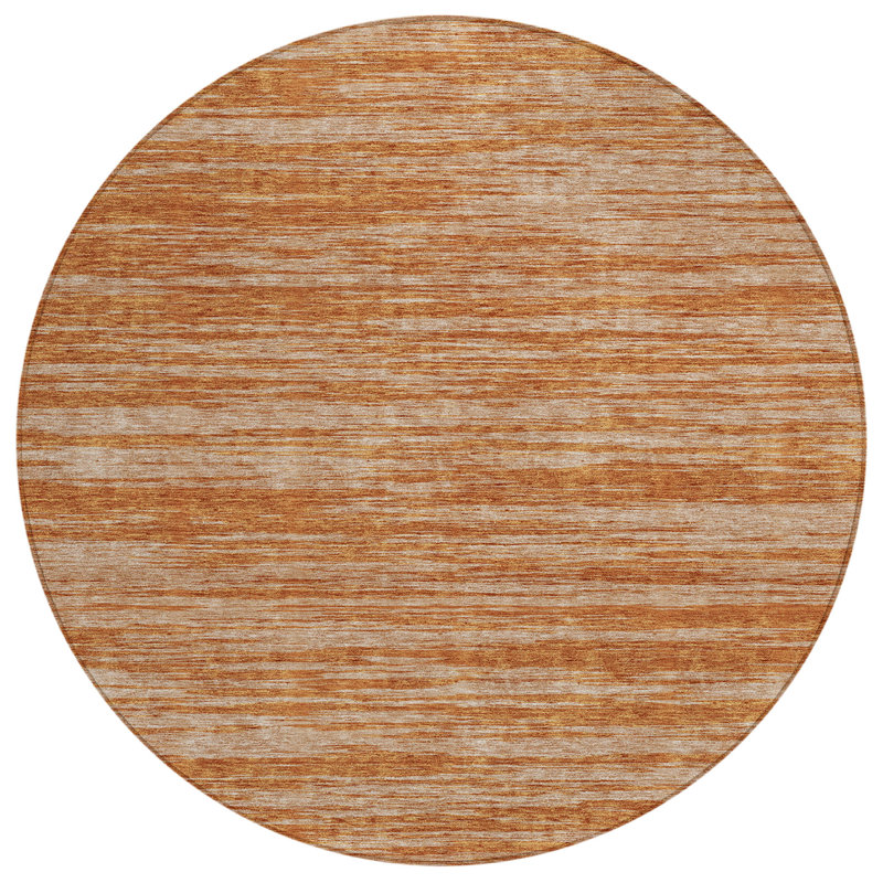 Tapis Aleid avec envers antidérapant, Rond 8 pi