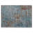 Machine Washable Indoor/Outdoor Christain ACN1362 Teal Rug-102676091