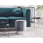 Teton 36cm Wide Velvet Round Solid Colour Standard Ottoman-1344961002