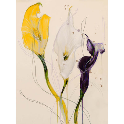 Calla Lily Blackberry Lemon Print