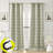 Vernon Monochrome Brushstrokes Dual-Side Magnetic Closure 100% Blackout Grommet Curtain Panel-125104699-125104698