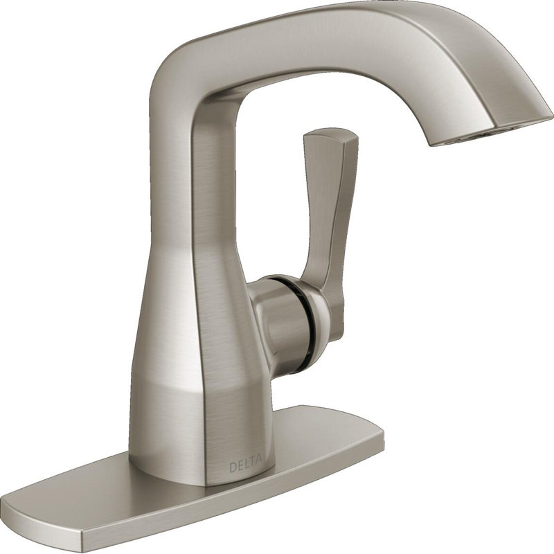 Single Handle Bathroom Faucet, Lumicoat  Stainless