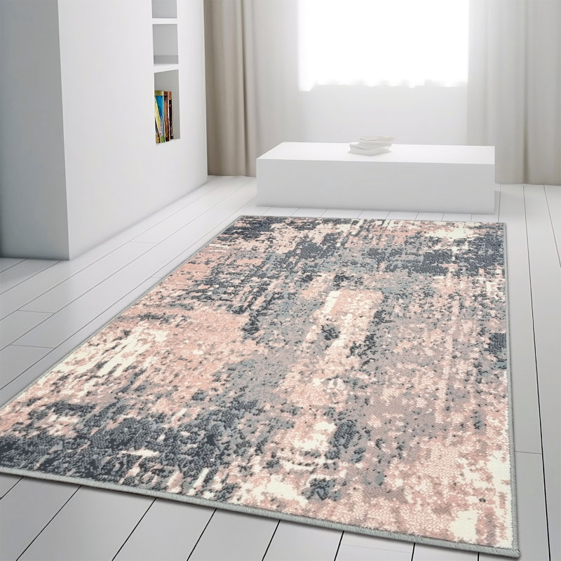 Abdirazaq Abstract Area Rug, Rectangle 120 x 170cm