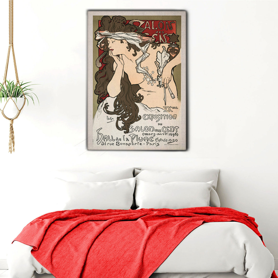 Leinwandbild Salone Dei Cento von Alfons Mucha