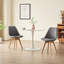Deveraux 82cm H Side Chair in Grey