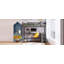 Lit mezzanine avec tablettes et bureau-463224856