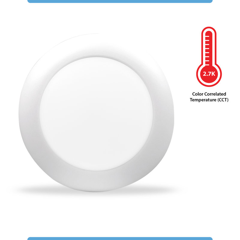 Dahlyla Plastic LED Flush Mount