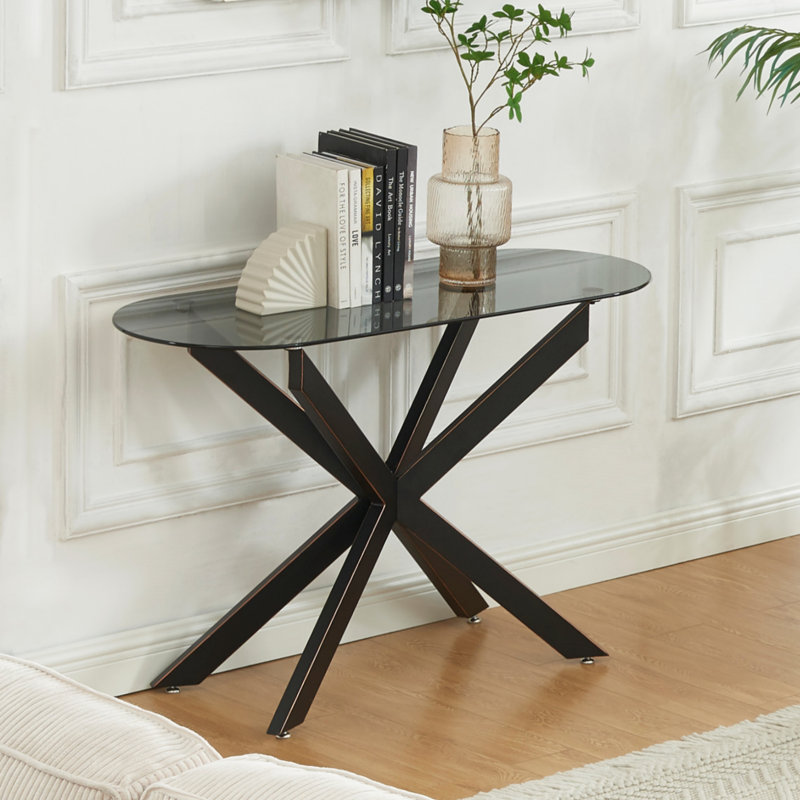 Console 45,3 po Jameesha, Noir