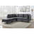 Linen Upholstered Modular Sectional with Metal Legs-1505973259