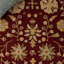 Tapis rouge / doré en laine touffeté à la main Balthrop-19265175