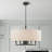 Bazilijus 6 - Light Dimmable Drum Chandelier-1762191428