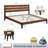 Jomar 2-Piece Solid Wood Platform Bedroom Set-91715943-91715941