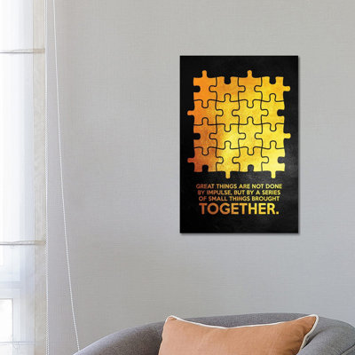 Together by Adrian Baldovino - Wrapped Canvas Print