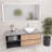 The Renovators Supply Inc. 16.5 " Vitreous China Circular Bathroom Sink and Overflow Hole