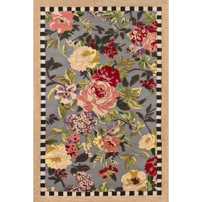 Tudor Rose Washable Rug