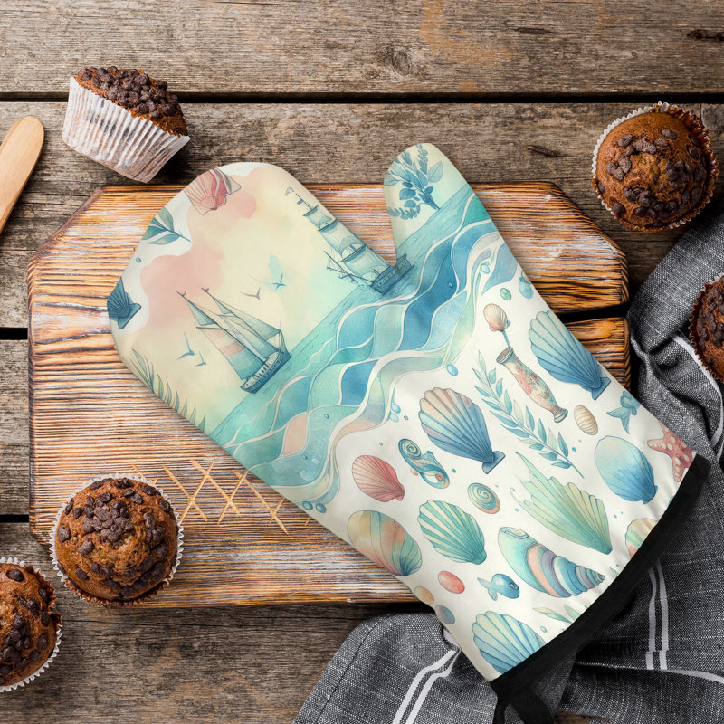 Sergé de coton Calm Sea Hues