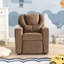 Fauteuil inclinable pour enfants avec un porte-gobelet, un repose-pieds et un dossier pour enfants