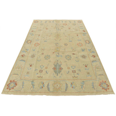 One-of-a-Kind 8'10'' X 12'1'' Wool Area Rug in Beige