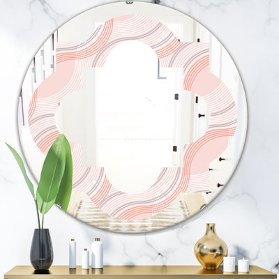 Miroir mural Waves Quatrefoil Eclectic