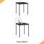 Table d'appoint, H 22 po, table d'appoint, petite table de bout, carré, chambre à coucher-50777489