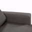 Canapé-lit modulaire gris rembourré avec rangement et 2 coussins décoratifs, idéal pour les invités peu encombrants et confortables.