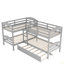 Lit simple en L avec lit gigogne-1907224951