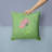 Gerber Daisy Pink Indoor/Outdoor Throw Pillow-14982677