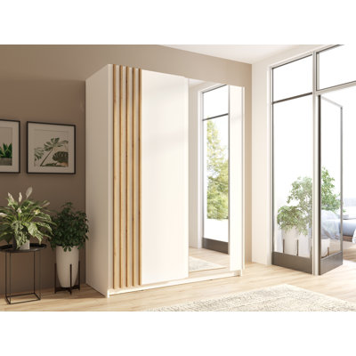 Shaelen 2 Door Laminate Wardrobe
