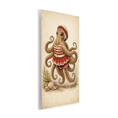 Plaque murale Octopus of Maritime Bathing Society, design par Grotto Studios