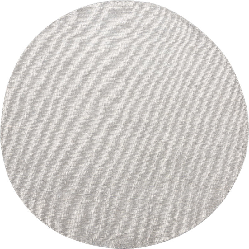 Liabah Wool Striped Indoor Rug, Round 7'
