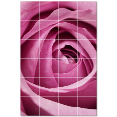 Murale décorative en céramique 4,25 po x 4,25 po