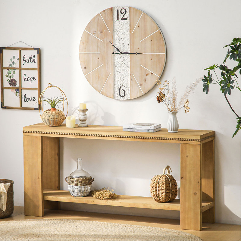 Console 63 "avec tablette de rangement Boho