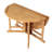 Ellie-Maye Round Teak Folding Outdoor Dining Table , 47'' in. W 47'' in. D