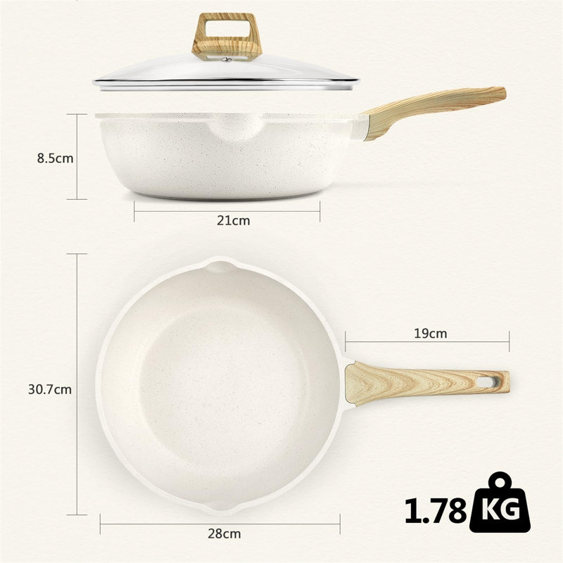 Roselare Ceramic Non-Stick Frying Pan
