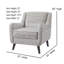 Fauteuil d'appoint en coton Fuji