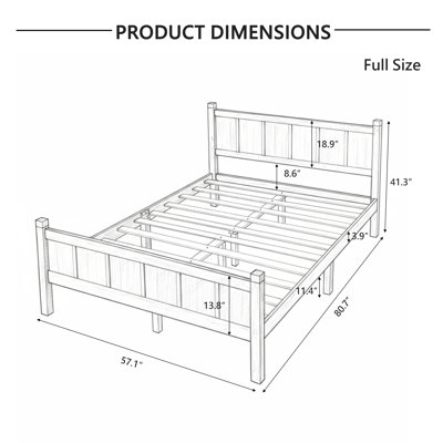 Modern Platform Bed With Headboard