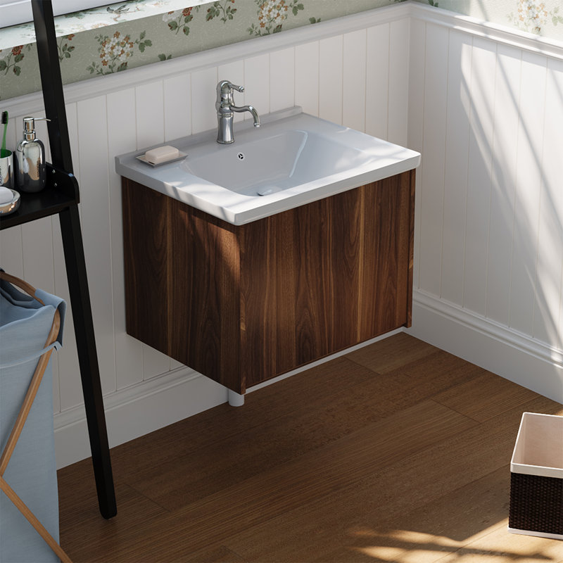 Bathroom Vanity with Integrated Basin
