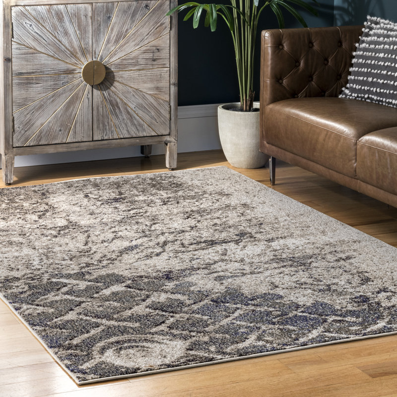 Abstract Indoor Rug, Rectangle 4' x 6'