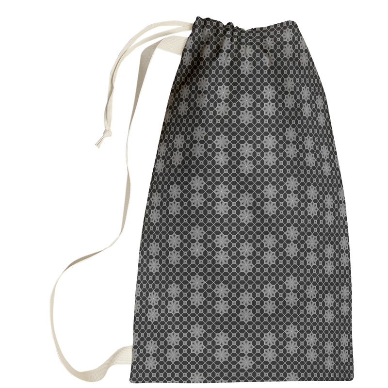 Sac à linge en treillis, Petit (H 64 po x l 20 po x P 1,5 po), Noir