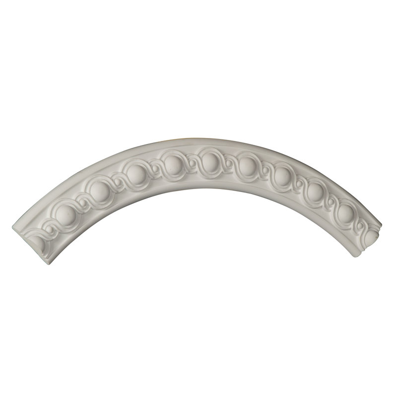 Ensemble d'anneaux de plafond Hillsborough, H 35,5 po x l 35,5 po x P 0,75 po, Simple (1/4 d'un cercle complet)